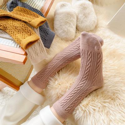 China Antibacterial Custom Sweaters Women Long Winter High Quality Sweaters Solid Color Striped Korean Style Wool Sweaters Women Long Dropshipping Breathable for sale