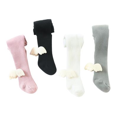 China Baby Sports Tights 2021 New Fashion Winter Tights For Kids Warm Wing Cotton Thick Pantyhose Sweet Cute Baby Dropshipping for sale