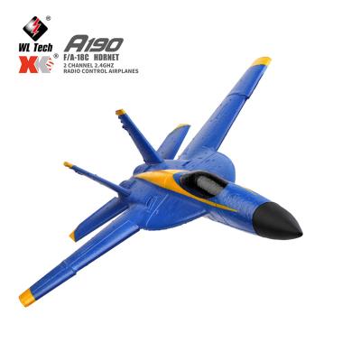 China Wltoys XK A190 Rc Aircraft F-18 2.4G Radio Control App Controlled Electric Plane Fixed Wing Aircraft Foam Drone Remote Control Glider Plane for sale