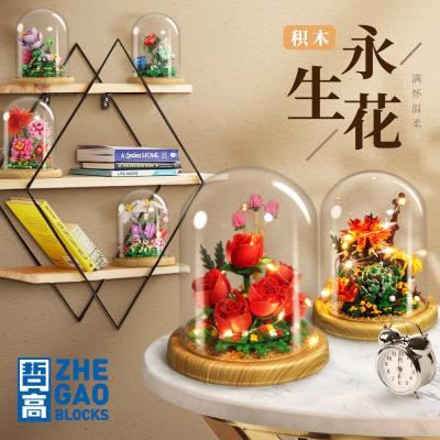 China Toy ZHE GAO DIY 3D Collectible Model Toys Micro Building Blocks Colorful Circus Figures Block Set For Children for sale