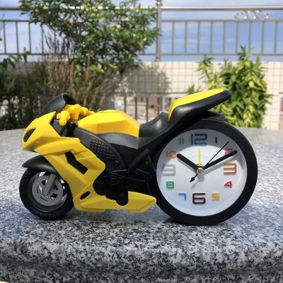 China Factory wholesale calendars student alarm clock children's bedside alarm clock motorcycle student gift small for sale