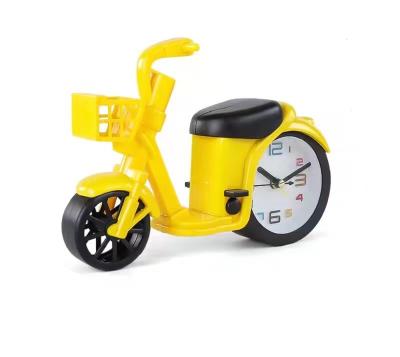 China Factory wholesale calendars student alarm clock children's bedside alarm clock motorcycle cartoon clock student gift small for sale