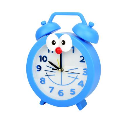 China Factory wholesale student gift jingle cat cartoon clock children's bedside alarm clock student calendars small for sale