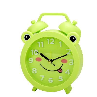 China Factory wholesale calendars small student alarm clock frog clock student gift for sale