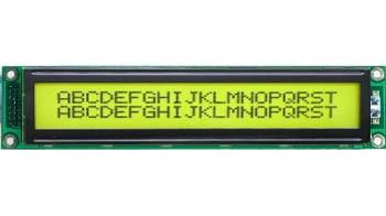 China Basic 20 x 2 Character LCD Display with yellow - green 5.0V display and controller S6A0069 for sale