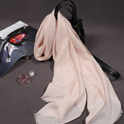 China Luxury Solid Soft Silk Women Scarves Polyester Brand Shawl Foulard Female Hijab Scarf Wraps Bandana Women Cashmere Scarf for sale