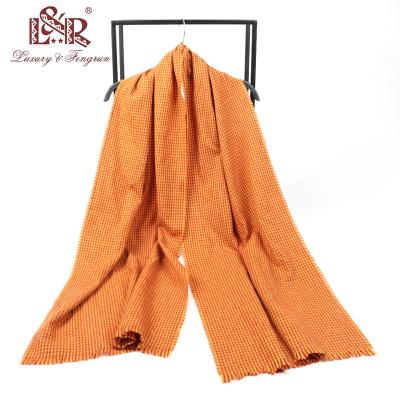 China Lady Pashmina Head Neck Women's Solid Thick Cashmere Scarves Shawls And Wraps Winter Acrylic Warm Scarf for sale