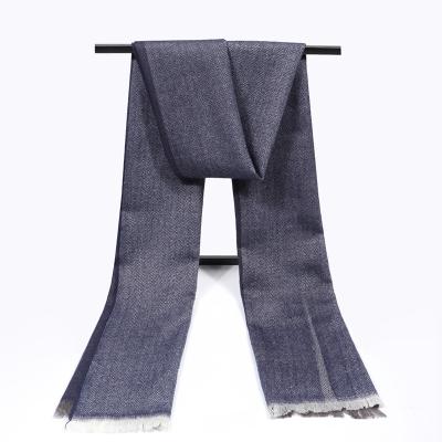 China 2022 acrylics new fashion design luxury autumn winter neck scarf imitation cashmere men's scarf for sale