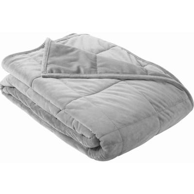 China Wearable Adult Weighted Queen Size Blanket Heavy Blanket With Premium Glass Beads for sale