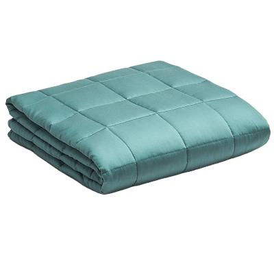 China Portable High Quality Cooling Weighted Blanket With 100% Biscos Bambo Bamboo Cotton Weighted Blanket for sale