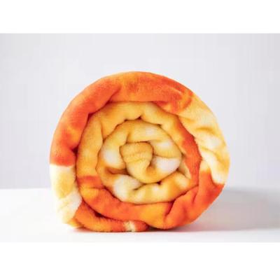 China New OEM/ODM Pizza Burrito Food Flannel Giant Pizza Fleece Blanket Natural Pizza Blanket for sale