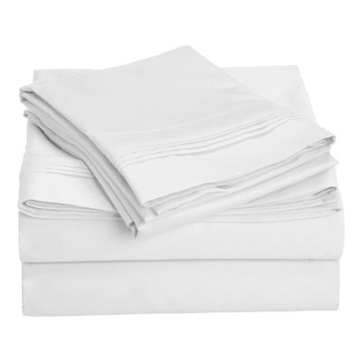 China Egyptian Certified 1000 Thread Count Disposable Cotton Sateen Sheet Set for sale