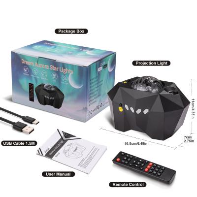 China Modern Aurora Light Galaxes Projector Baby Star Night Light, Starry Star Projector with Remote Control for sale