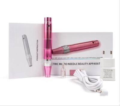 China Anti-puffiness best selling automatic derma pen electric vibrating microneedling instrument for skin care for sale