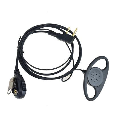 China G Type Communication Ear Hook PTTs Earphone Earpiece D Type Headset For 888s TK 3107 for sale