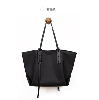 China Light Luxury Casual Haoen China Factory 2023 New Oxford Cloth Women's Tote Shopping Bag 2 In 1 Set  Large Capacity Mommy Bag Lady Handbag for sale