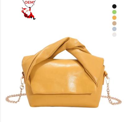 China Luxury Haoen Bag Women New Fashion Handbag Texture Chain Bag Shoulder Bag for sale