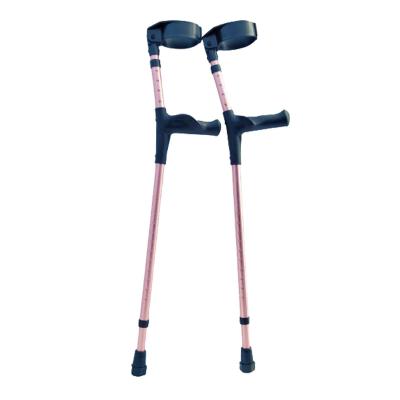 China Aluminum Medical Disabled Crutches Child Assisted Aluminum Adjustable Elbow Walking Crutches For Aldults for sale