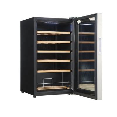 China Hotel Factory Wholesale 24 Bottles Red Wine Cabinet Wine Cooler Refrigerator for sale