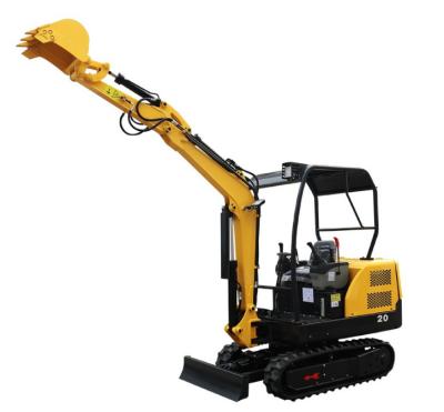 China Home Garment Stores Use 2022 Top Selling Hydraulic Pump Mini Excavator 1180kg Mini Yellow Crawler Excavator for sale