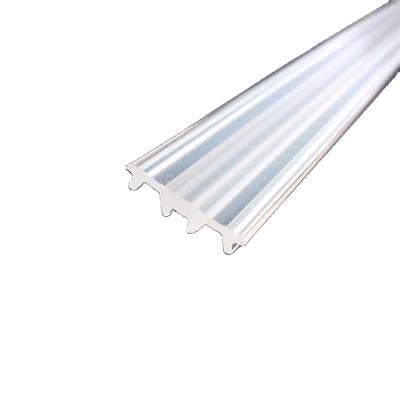 China Linear light zhaga 25mm width PMMA led lens 30degree, 60degree, 90degree, asymmistric beam angle for sale