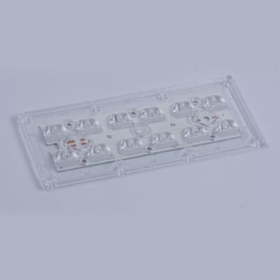 China AlGaInP LED Module 12LED 5050 172x50mm LED Street Light Module With 12IN1 Lens for sale