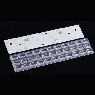 China AlGaInP 94V0 Zhaga Standard 286x60mm 33LEDS 15W 20W , DC 25W Linear Module With Lens for sale