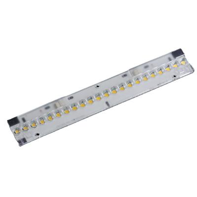 China AlGaInP Zhaga Series 280*40mm Linear DC 22LEDS Module With Lens for sale