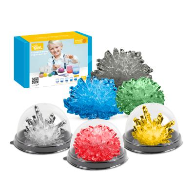 China Educational DIY Toys Kidewan 6 Colors Crystal Growing Lab Experiment DIY Science Educational Crystal Growing Kit Kids Toys Gift with Display Cases for sale