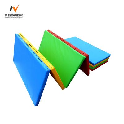 China Waterproof Thick Folding Mat Exercise Gymnastics Mat For Gym School for sale