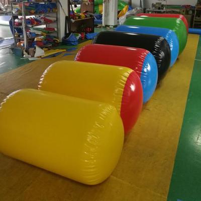 China Soft Custom Inflatable Air / Air Barrel Rolls For Gymnastics Training for sale