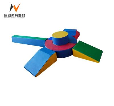 China Durable Children's Software Climbing Combination Sensory System Training Large Beam Multifunctional Slope Balance Ring Step Combination for sale