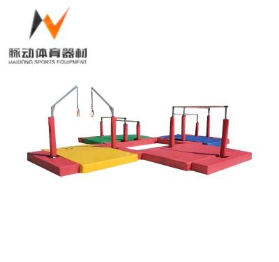 China High End Professional Hanging Ring Combination Children's Horizontal Bar Ring Exercise Fitness Training Equipment Happy Gymna for sale