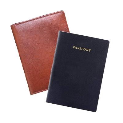 China Others PU Tan Leather Passport Holder Travel Purse Passport Holder For Sale for sale