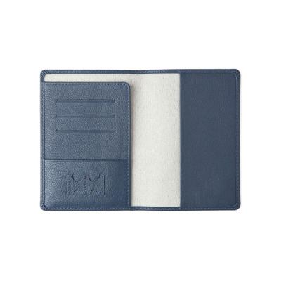 China Others Fashion Personalized Custom Logo Genuine Leather Passport Holder for sale