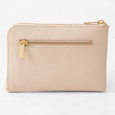 China GENUINE LEATHER cotton pocket bag rose gold hand clutch bag leather sleeve for ipad mini for sale