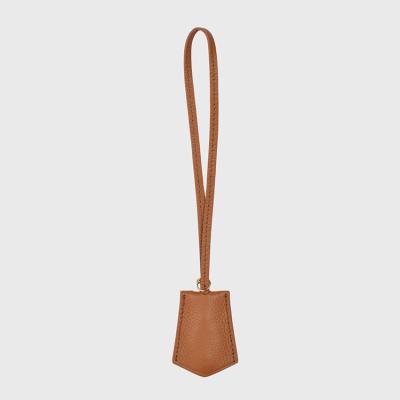 China Leather private label tags custom leather hanger tag logo label tag for bag for sale