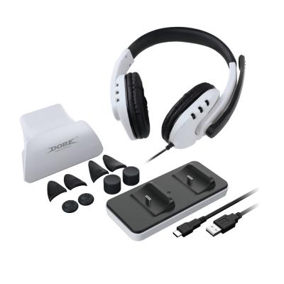 China ABS 12 in 1 Game Standard Pack Dual Charger Trigger Headset for PS5 for sale