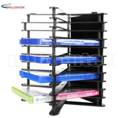 China Save Room For PS4/XBOX/DVD Game DISC Foldable Shelving Storage Rack for sale