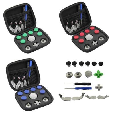 China 18pcs Metal+Silicone Controller Accessories for PS4/XBOX ONE/XBOX ONE ELITE Switch/Controller for sale