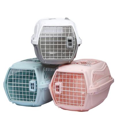 China Wholesale Breathable Multiple Sizes Portable Outdoor Airline Approved Travel Cat Dog Cage Small Animal Pet Carrier for sale