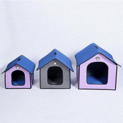 China Large Sustainable Travelable Folding Outdoor Dog House Waterproof And Rainproof Manufacturers for sale