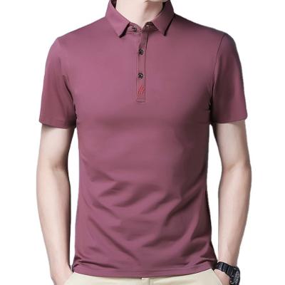 China Custom Made High Quality Embroidered Logo Men's T-shirt Anti-pilling Polo Tee for sale