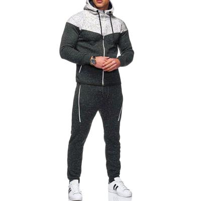 China 2021 Sustainable Promotional Customs High Quality Cotton And Polyester Mens Sweatsuit For Men for sale