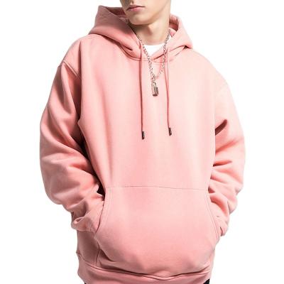 China Bulk Oversized Custom Promotional Anti-pilling Men Cotton Heavy Hoodie Jacket for sale