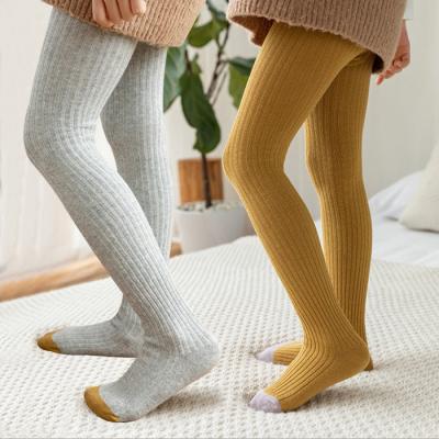 China Spring And Autumn New Children's 10 Colors Kids Girls Pantyhose Sporty Cute Girls Dance Tights for sale