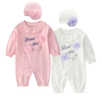 China Soft 100% Cotton, Breathable 100% Cotton ODM/OEM Spring And Autumn Baby Romper Newborn Baby Clothes Infant Long Sleeve Romper for sale