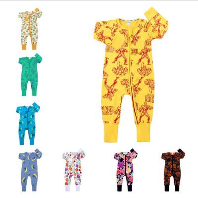 China 100% Cotton New Product Spring and Autumn Printing Baby Boy Jumpsuit 0-3 Years Old Baby Casual Romper for sale