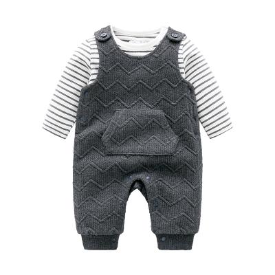 China OEM/ODM Wholesale Casual Baby Jumpsuits Rompers Spring And Fall Romper For Baby Boy Cotton Romper Toddler Organic Clothes 0-12 Months for sale