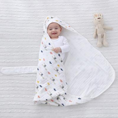 China Anti-static spring and summer six-layer baby wrap comforter 100% cotton baby blanket 0-3 years old baby newborn for sale